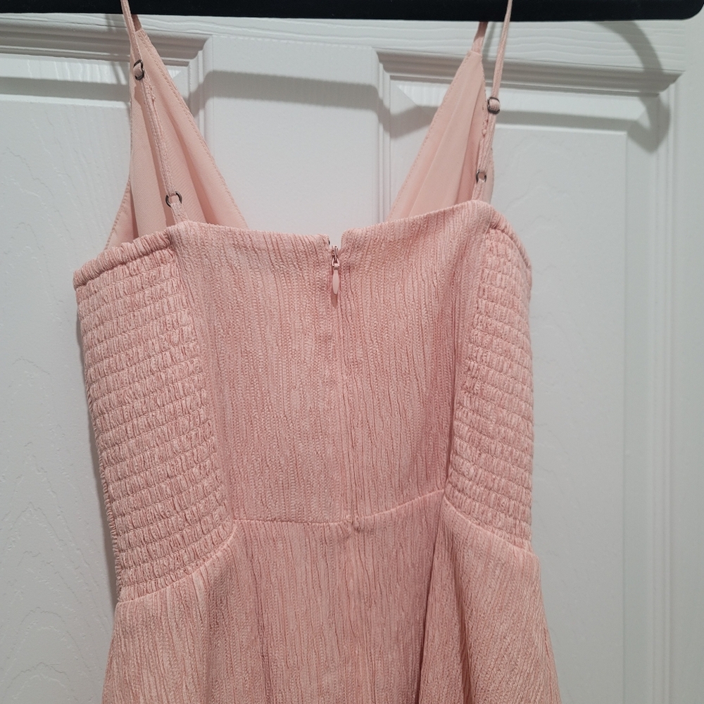 Abercrombie Crinkle Textured Twist-Front Mini Dress NWOT - Picture 5 of 8